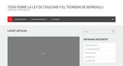 Desktop Screenshot of leydecoulomb.com