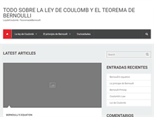 Tablet Screenshot of leydecoulomb.com